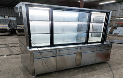 GLASS & SS Snacks Display Counter