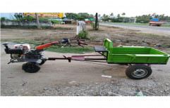 Trailer Mild Steel Power Weeder Trolley, Size: 60 X 36 X 12 Inch, Capacity: 500 Kg