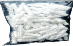 White Pvc Wall Plug, Size: 10 mm