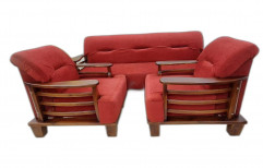 3 Seater Wooden Sofa Set