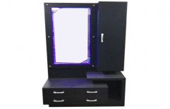 Black Modern Wooden Dressing Table, Size: 6x3 Inch