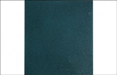 blue gym flooring rubber tiles, Thickness: Above 25 mm, Size(millimetre): 500 X 500 mm