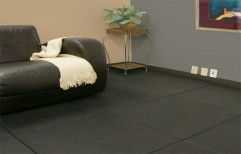 Designers Plain Rubber Home Floor Tiles, for Flooring