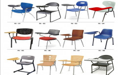 Metal Student Writing Pad Chair