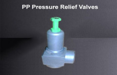 MPPL Stainless Steel PP Pressure Relief Valves, For Industrial