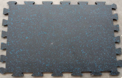 PKG BLACK Rubber Gym mat, Model Name/Number: PKG0001, Thickness: 10 MM