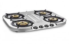 Silver Stainless Steel 4B DX Sunflame Spectra Cooktop, For Kitchen