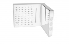 Ss304 l Shape Wall Mounted 3 Function Rain, Mist And Waterfall Button Shower For Bathroom