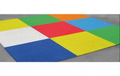 Synthetic Color Coated Gym Floor Tiles, Thickness: 5 mm