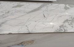 White Afgan onex marble slabs, For Flooring