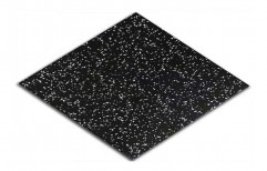Black Vitrified Tiles Dayal Gym Floor Rubber Tile, 1.2 Sqft, Thickness: 25mm