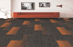 Brown Polypropylene Floor Carpet Tiles, For Home