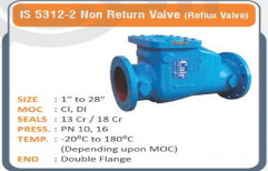 Cast Iron Non Return Valve, Size: 28"