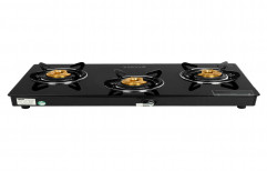 Faber Cooktop Power 3BB BK 3 Burner Gas Stove, Stainless Steel