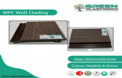 Green Plastwood Exterior Wpc Wall Cladding, Thickness: >25 mm