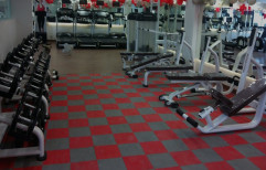 Gym Rubber Tile Flooring