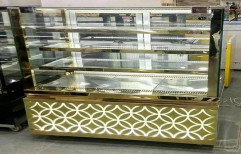 Metal Ss Sweet Display Counter, For Bakery