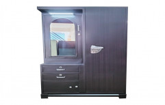 Wooden Steel Dressing Almirah, With Locker