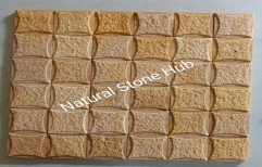 Yellow Shade Stone Mosaic Tiles, Size: Medium