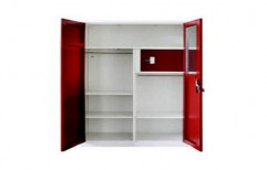 2 Doors Steel Cupboard, With Locker