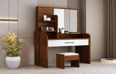 BS-1613D MDF Dressing Table with Stool