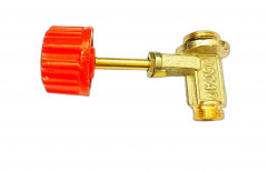 Commercial Golden Lpg Stove Brass Gas Valve, For Hotel/Restaurant, Size: 14&16MM