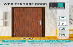Durable WPC Doors, For Office, Height: 84 Inch