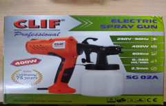 Electric gun for spray painting