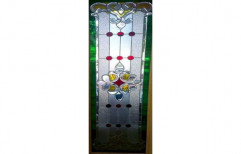 Stain Window Glass With Crystals