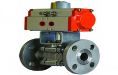 Stainless Steel Medium Pressure Actuator Flanged End Ball Valve