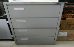 Steel 4 drawer Godrej File Holder Almirah, With Locker