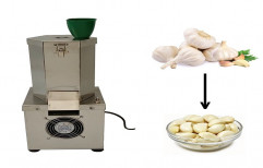 Wet Type Automatic Garlic Peeler Machine, Stainless Steel, 10 To 12 KG