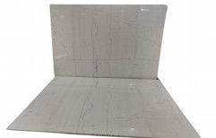 White Indian Statuario Marble Slab, For Flooring