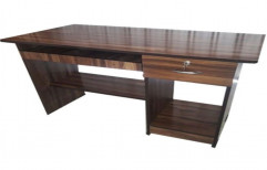 Wooden Computer Table, With Storage