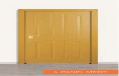 Wooden Gold Primed 4 Panel Moulded Panel Door