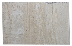 Kajaria Eternity Travertino Gold Floor Tile, 60 * 60 cm