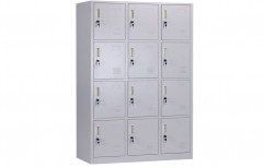 Mebel 12 Locker Steel Almirah, For Office, Size/Dimension: 78 X 38 X 19 Inch