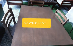 Plywood 4 Seater Dining Table Set