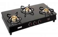 Usha EB GS3 001 Ebony Cooktop, Black