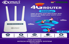 White Wireless or Wi-Fi 4g Router With Sim Slot