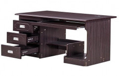 Wooden Computer Table, Office Table, With Storage