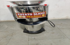 Automatic Stainless Steel Potato Chip Slicer Making Machine, 1 HP