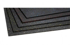 Black Rubber Floor Tiles, Thickness: 6- 20 Mm