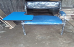 Blue writing pad chair