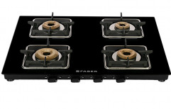 Four Burner Cooktop, Dimension: 635 X 500 X 110 mm