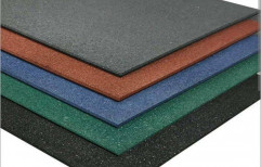 Gym Rubber Tiles, Thickness: 10-15 mm