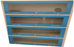 Paint Coated Blue Mild Steel Storage Cupboard, 4, Size/Dimension: 2.5x5feet