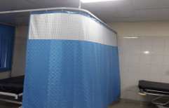 Polyester Blue Hospital Curtain