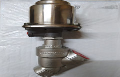 Stainless Steel Medium Pressure Pneumatic Piston Operated Angle Valve, For STEAM