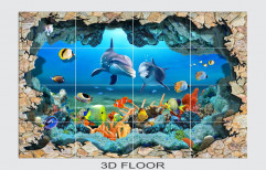 Zelos Gloss 3D Floor Tiles, For Walls, 8 - 10 mm